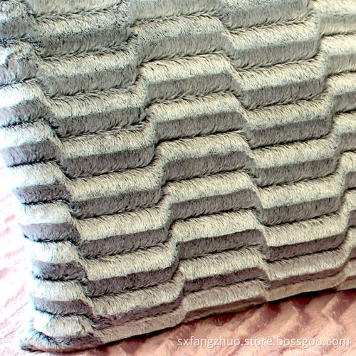 flanell pv rautenförmige fleece kissendecke